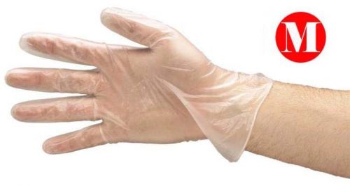 100000 hdpe polyethylene glove food service standard grade medium size gloves for sale