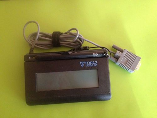 Topaz Systems Signature Pad T-L462-B-R 1x5 LCD Serial Type