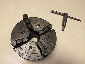 Atlas Craftsman 10 12 Lathe 4 Jaw Chuck 8 Inch 1 1/2-8 Thread 111.21410 Made USA