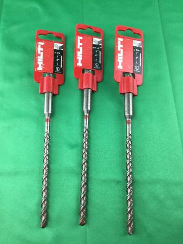 LOT OF 3 - Hilti TE-C 1/4&#034; -6&#034; #385073