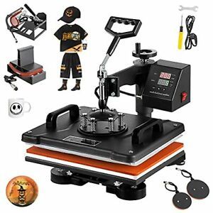 Heat Press Machine 12&#034; X 15&#034;Professional Swing Away Heat Transfer 5 in 1 Digital