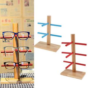 2Pcs Wood 2/3 Layer Sunglasses Glasses Organizer Glasses Stand Rack, 180 x 100 x