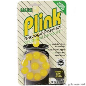 HIC 9010 Plink Garbage Disposal Cleaner and Deodorizer, Fresh Lemon