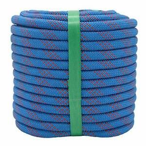 YUZENET Braided Polyester Arborist Rigging Rope 3/8&#034; X 100&#039; Strong Pulling Ro...