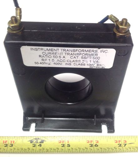 Instrument transformers 50:5 a ratio 600v transformer 5sft-500 for sale