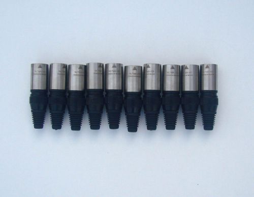 Neutrik NC3MX-HD BRAND NEW Lot of 10 Male XLR Microphone Cable Connectors