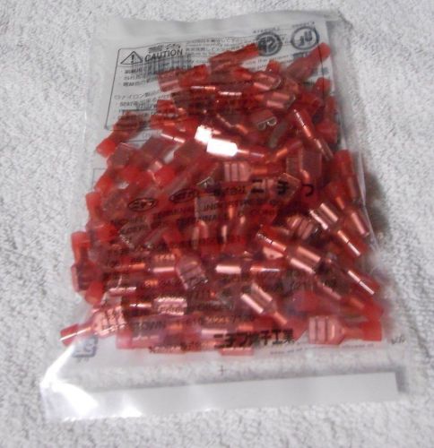 NICHIFU INSULATED QUICK-CONNECT TERMINALS (TMEDN 630809-FA) 100 COUNT