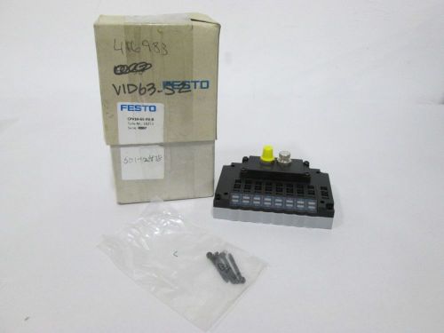 NEW FESTO CPV10-GE-FB-8 INPUT MODULE VALVE TERMINAL D289139