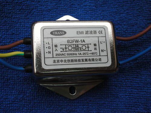 1X TRANS AC Noise Filter 250V B2FW-1A 50/60HZ Power