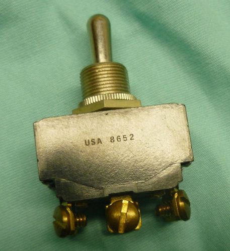 Cutler Hammer Toggle Switch 10A 250V 3/4 HP DPCO USA Vintage NOS