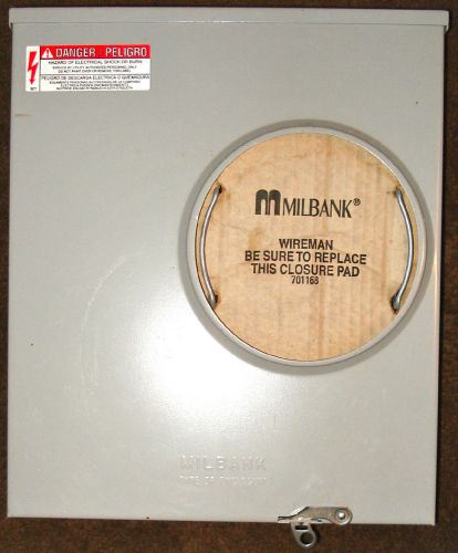 MILBANK U-200SWUG 200 Amp Meter Box