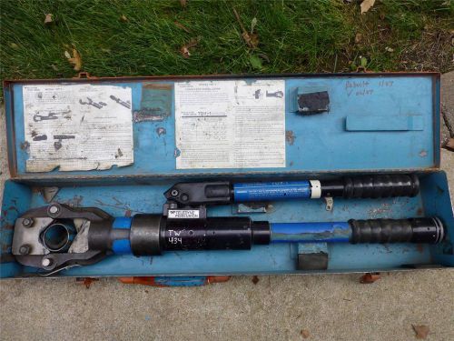 Teledyne penn-union heavy duty hydraulic crimper model tdy-1 for sale