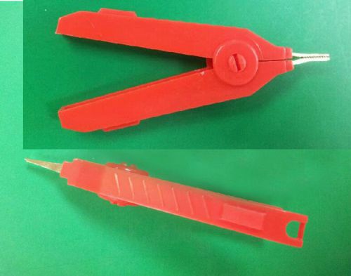 1PCS Red Kelvin Clip test Alligator clip bridge for LCR Meter Test Wires Cables