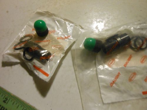 LOT OF 2 DIALIGHT LIGHT INDICATOR P/N 17-0410-0952-205 NSN 6210-01-295-8222