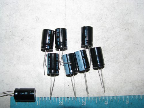 8 JAMICON 33UF 250 VOLT 105c RADIAL CAPACITORS FOR TUBE TRANSISTOR AUDIO AMP