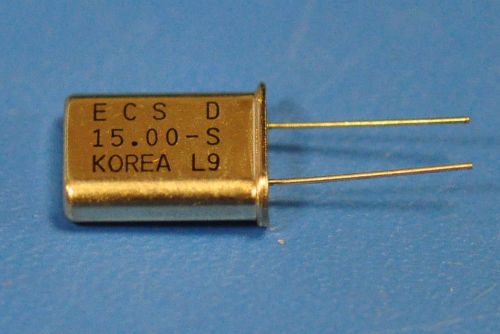 45-pcs crystals frequency 15.000mhz series ecs inc ecs-150-s-1 150s1 ecs150s1 for sale