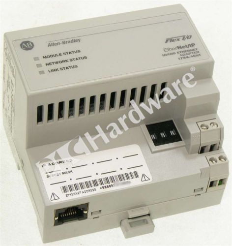 Allen bradley 1794-aent /b  ethernet 10/100 mbs flex i/o adapter module 10baset for sale