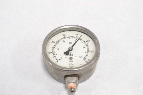 BOURDON PRESSURE 0-100PSI 4 IN 1/4 IN NPT GAUGE B302778