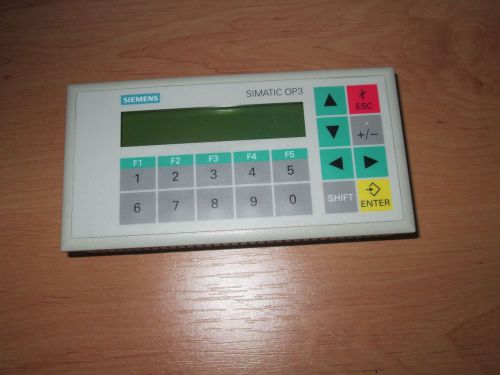 Siemens OP3 6AV3503-1DB10 Operator panel Simatic OP3