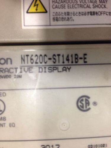 OMRON NT620C-ST141B-E OPERATOR INTERFACE 9.7IN 8CLR STN TOUCHSCRN BLACK