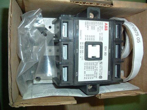 ABB EH 80 30 11 CONTACTOR  415-440 VAC 50 HZ  NEW PACKAGED.
