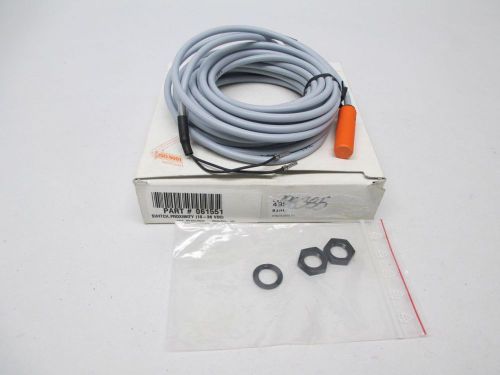 NEW IFM EFECTOR 061551 PROXIMITY SWITCH SENSOR 10-36V-DC D302755