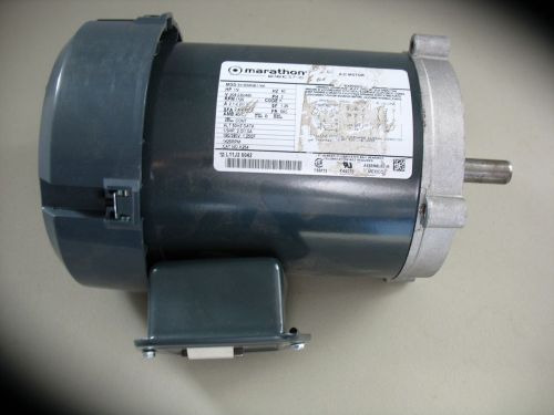 New marathon 1/2 hp electric a-c motor 5k35mnb114a k254 ~ 208-230/460 1725 rpm for sale