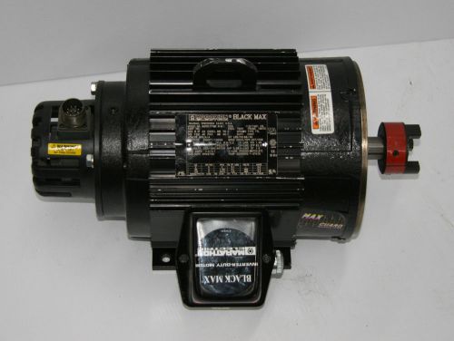 Marathon electric black max dvl184thtl7776be motor w/encoder 3 ph 2 hp 2750 rpm