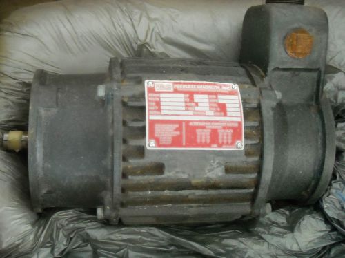 Peerless-Winsmith  ALTERNATING CURRENT MOTOR FRAME P12C, PHASE 3