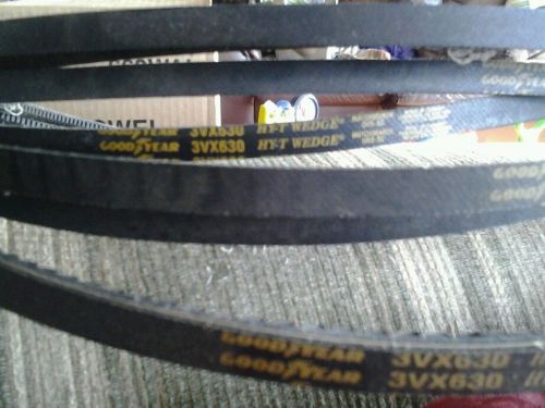 2 lot Goodyear 3vx630 hy-t wedge belt good year 3/8