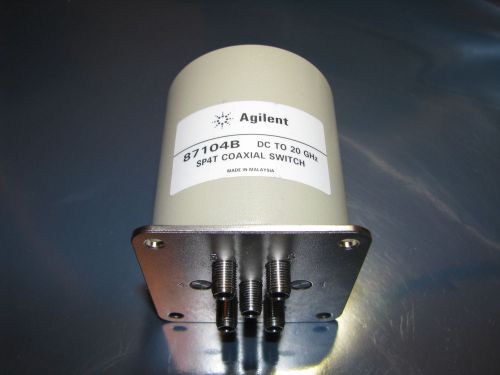 Hp/agilent 87104b sp4t multiport coaxial switch dc to 20ghz for sale