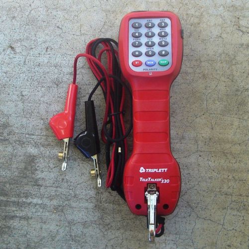 New Triplett 330 3330 TeleTalker Lineman Telephone Butt Set Tester Buttinski