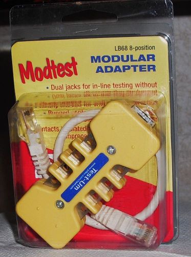 TEST UM MODTEST MODULAR ADAPTER LIKE FLUKE INLINE TESTER