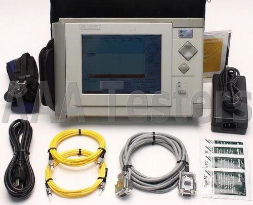 Agilent hp e6000b sm fiber otdr w/ long haul e6008b 45/43db module for sale