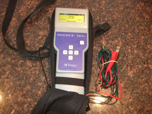 TEMPO DIGITAL SIDEKICK T&amp;Nd STRESS LEAKAGE VOLTAGE LOAD TELECOM PAIR TEST SET