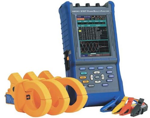 Hioki 3197-01/5000PRO Power Quality Analyzer with 3 - 5000A CT&#039;s