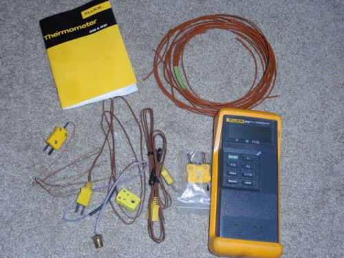 Fluke 50d k/j t1&amp;t2 thermometer for sale