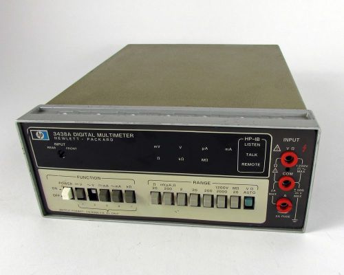 HP / Agilent 3438A Digital Multimeter - FOR PARTS / NEEDS REPAIR