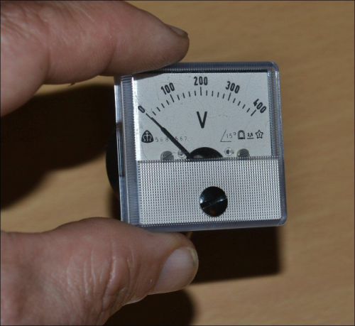 0-400V DC Liliputian Voltmeter