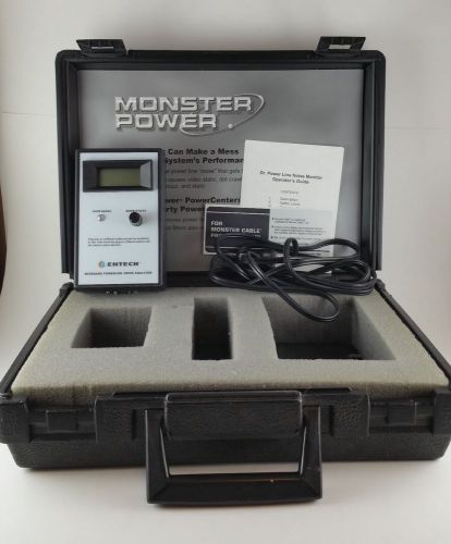 ENTECH WIDEBAND POWERLINE NOISE ANALYZER 120V SNIFFER Monster Dr Power Demo