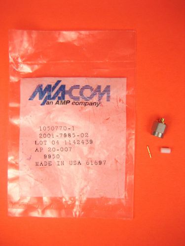 M/A-COM -  1050770-1 -   Connector Plug SMA Cable Straight Solder