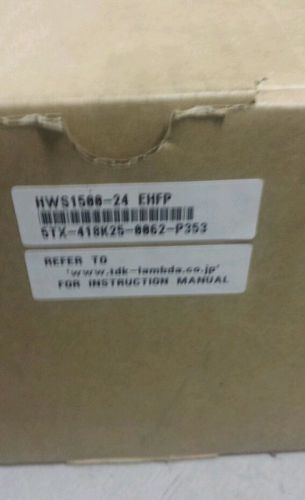 NEW IN SEALED BOX Tdk Lambda Hws1500-24 Ac-Dc Conv PWR SUPPLY 1 O/P  70A 24V