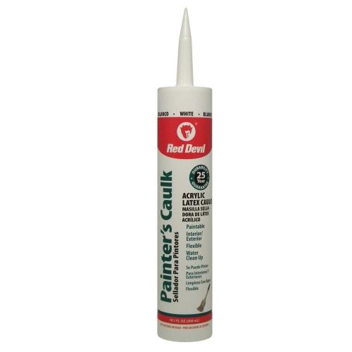 Red Devil 10.1 oz. White Acrylic Latex Painters Caulk #0746