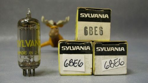 Sylvania 6BE6 Vacuum Tubes  Lot of 3