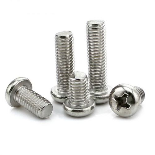 304 Stainless Steel Round Head Tail Self-tapping Screws M3 M4 M5