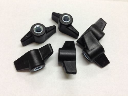 10 pcs 1/4&#034; 20 thread  Steel Plastic  Wing Trailer Thumb Knob