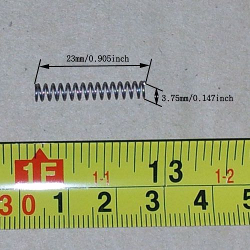 100 ea 320compression springs 0.147&#034;OD, 0.905&#034;FL Yuhan spring