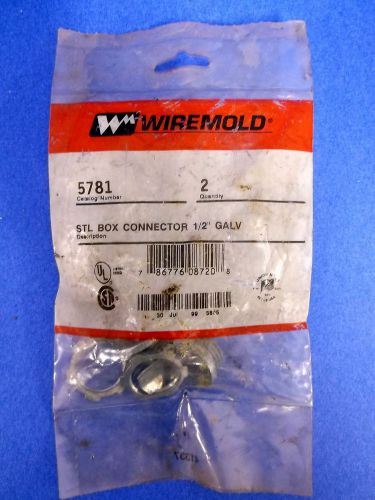 WIREMOLD 5781 STL BOX CONNECTOR 1/2&#034; GALV