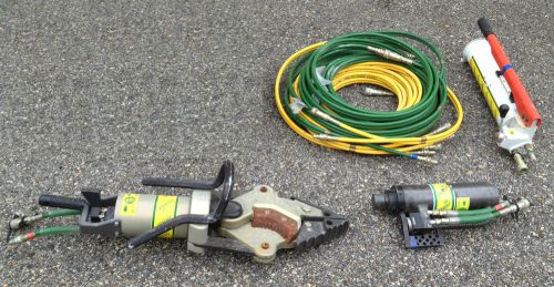 Phoenix Rescue Equipment Jaws of Life Cutter Ram Hoses Manual Pump