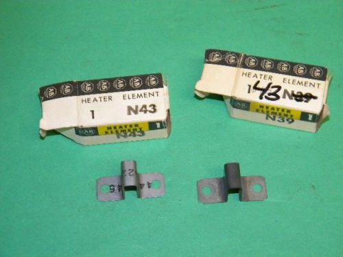 New Lot of 2 Allen Bradley Overload Heaters N43